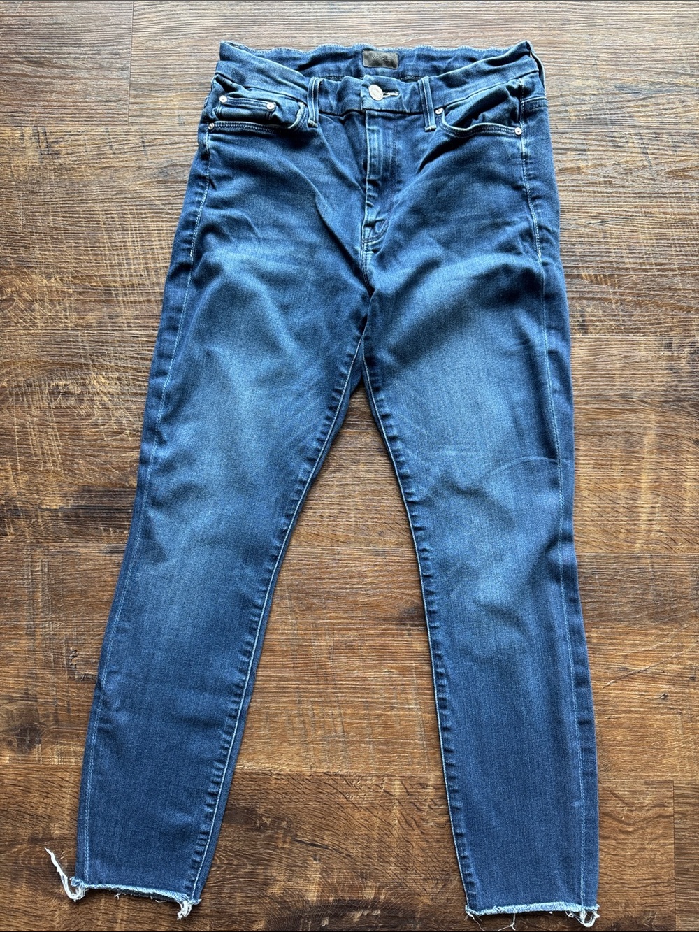 MOTHER High Waisted Looker Ankle Fray Women's Jeans